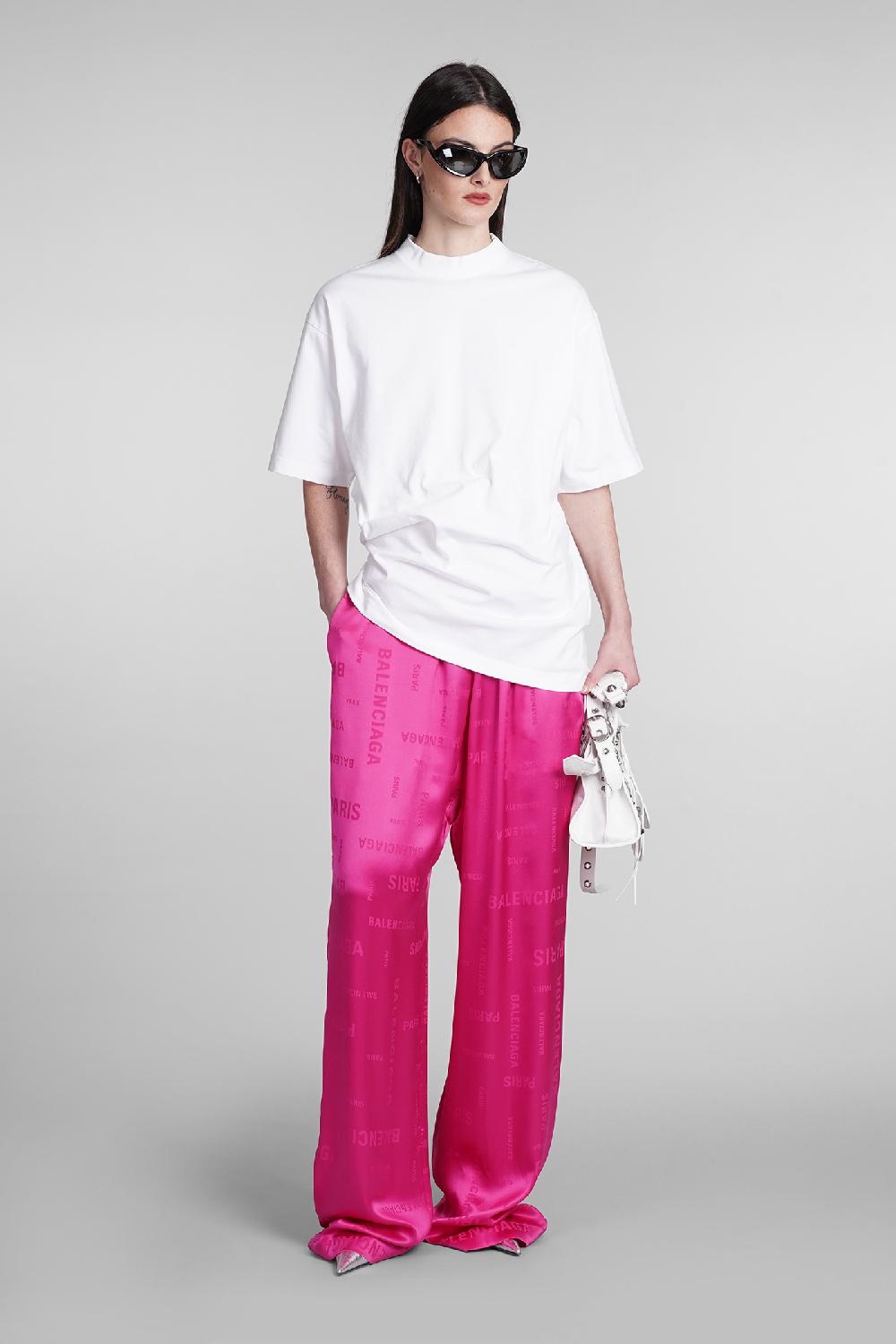 Deliberti Balenciaga T-shirt in cotone bianco cod. 394992 - Deliberti The Luxury Shopping Consegna Veloce