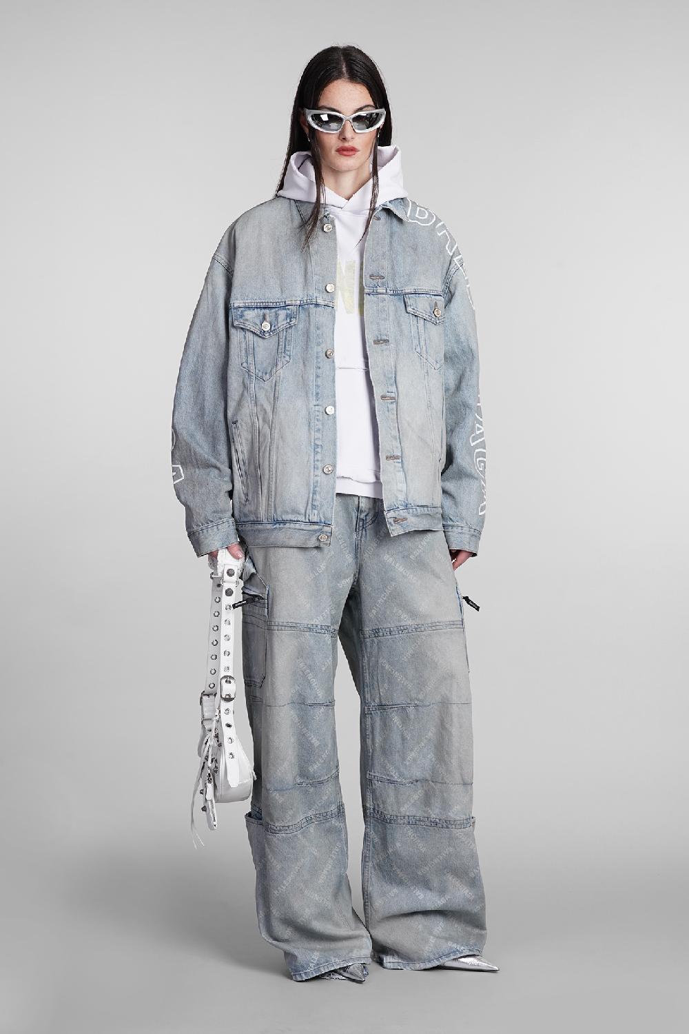 Deliberti Balenciaga Giacche denim in cotone blu cod. 395006 - Deliberti The Luxury Shopping Prezzo Ridotto