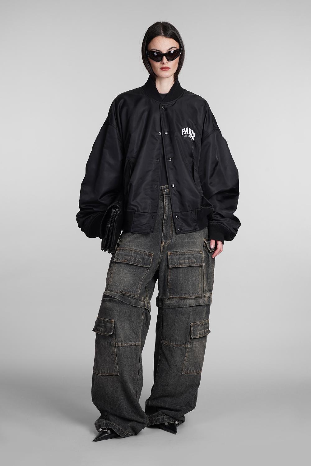 Deliberti Balenciaga Bomber in poliammide nera cod. 394986 - Deliberti The Luxury Shopping Novità
