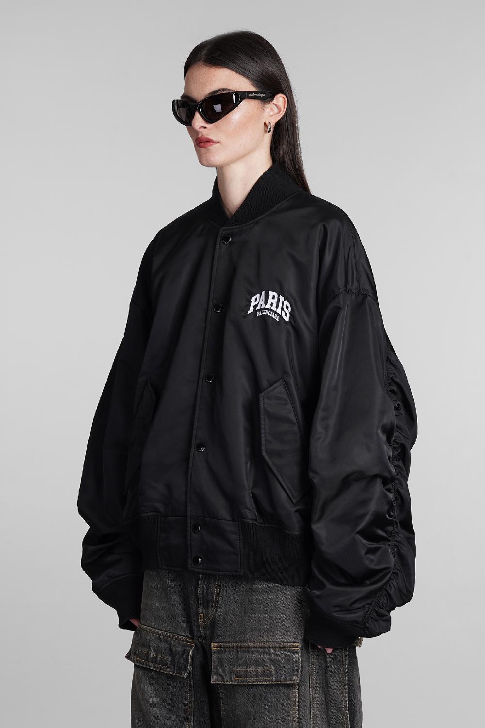 Deliberti Balenciaga Bomber in poliammide nera cod. 394986 - Deliberti The Luxury Shopping Novità