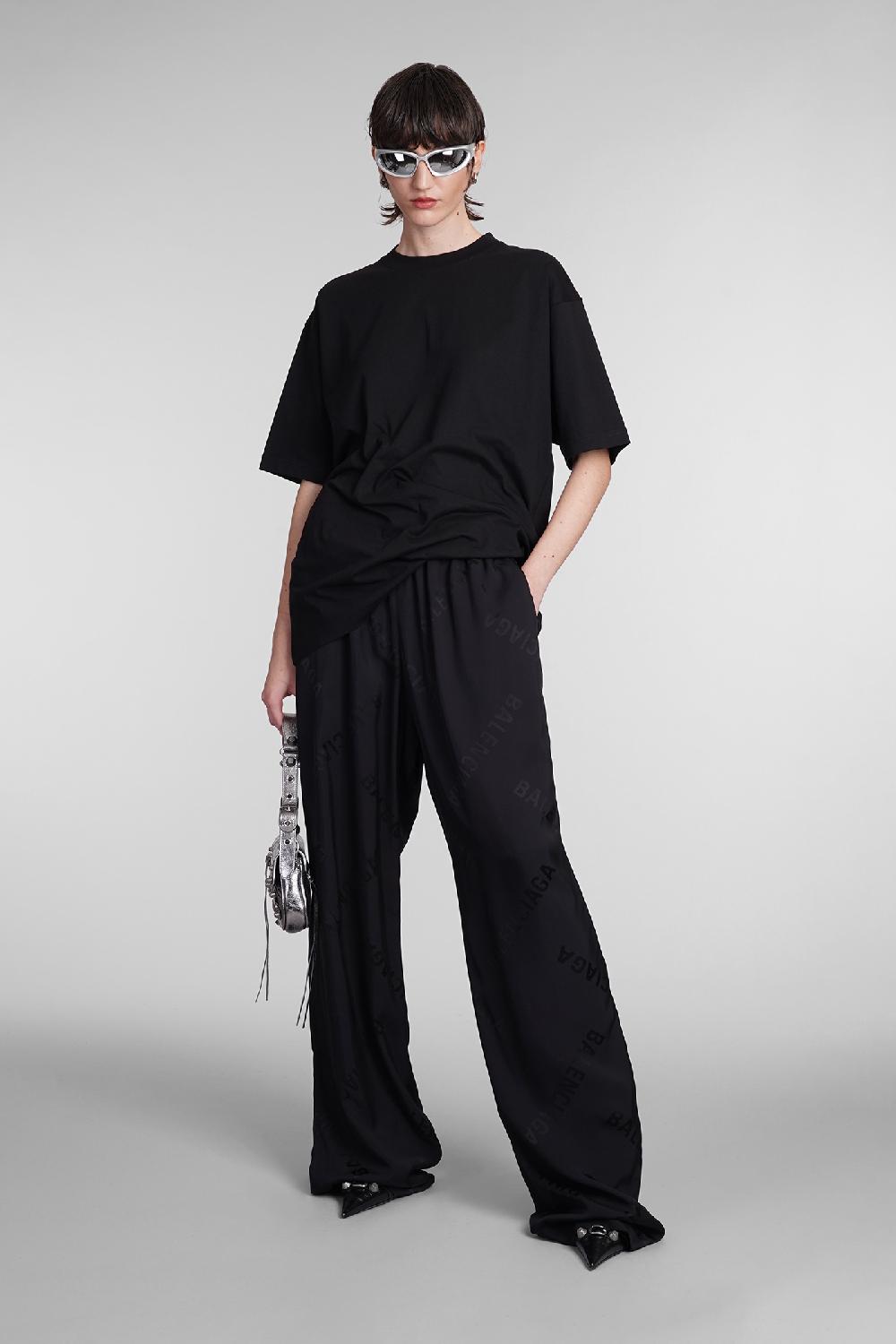 Deliberti Balenciaga T-shirt in cotone nero cod. 393398 - Deliberti The Luxury Shopping Offerta
