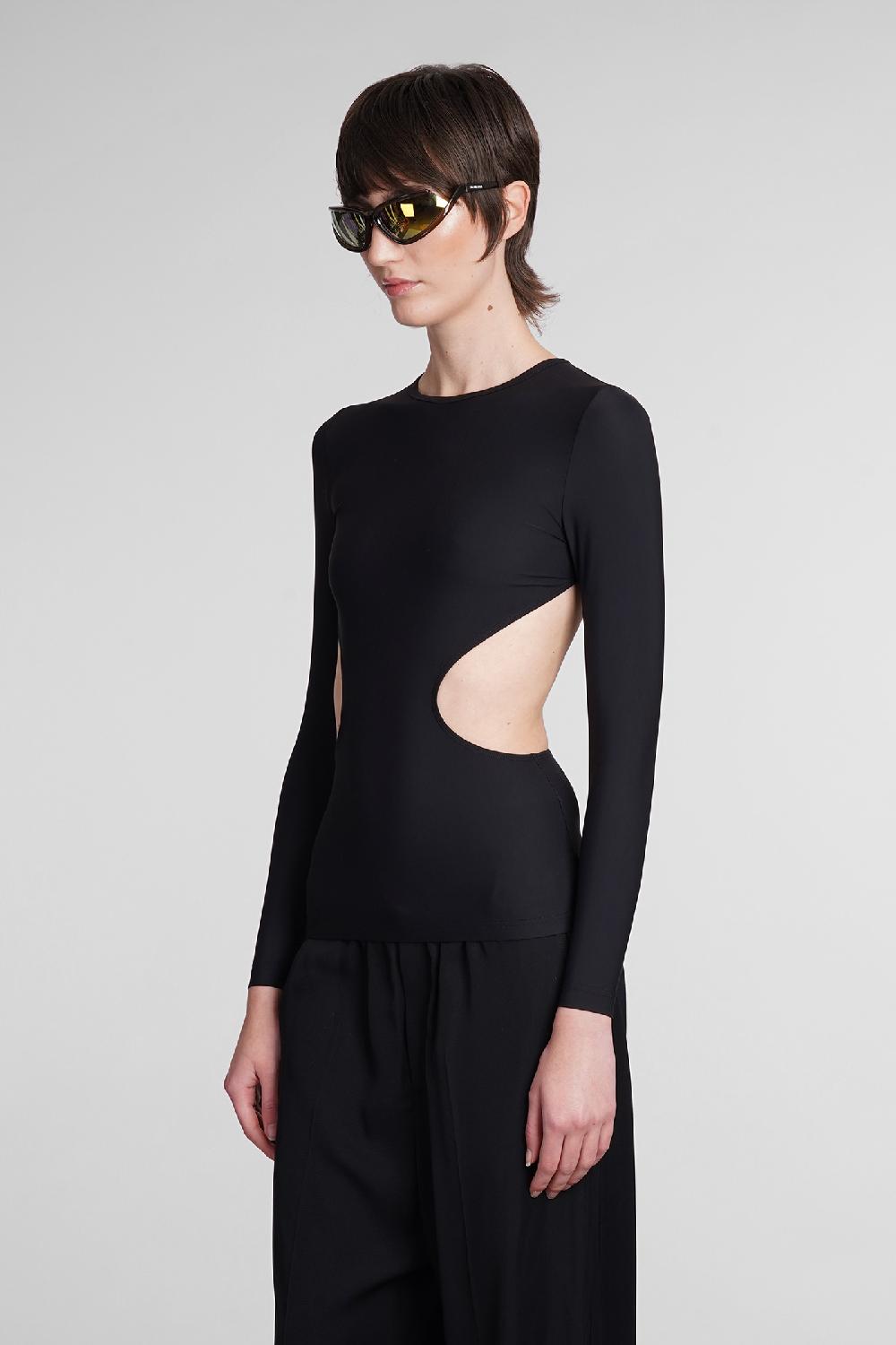 Deliberti Balenciaga Topwear in nylon nero cod. 398894 - Deliberti The Luxury Shopping Online
