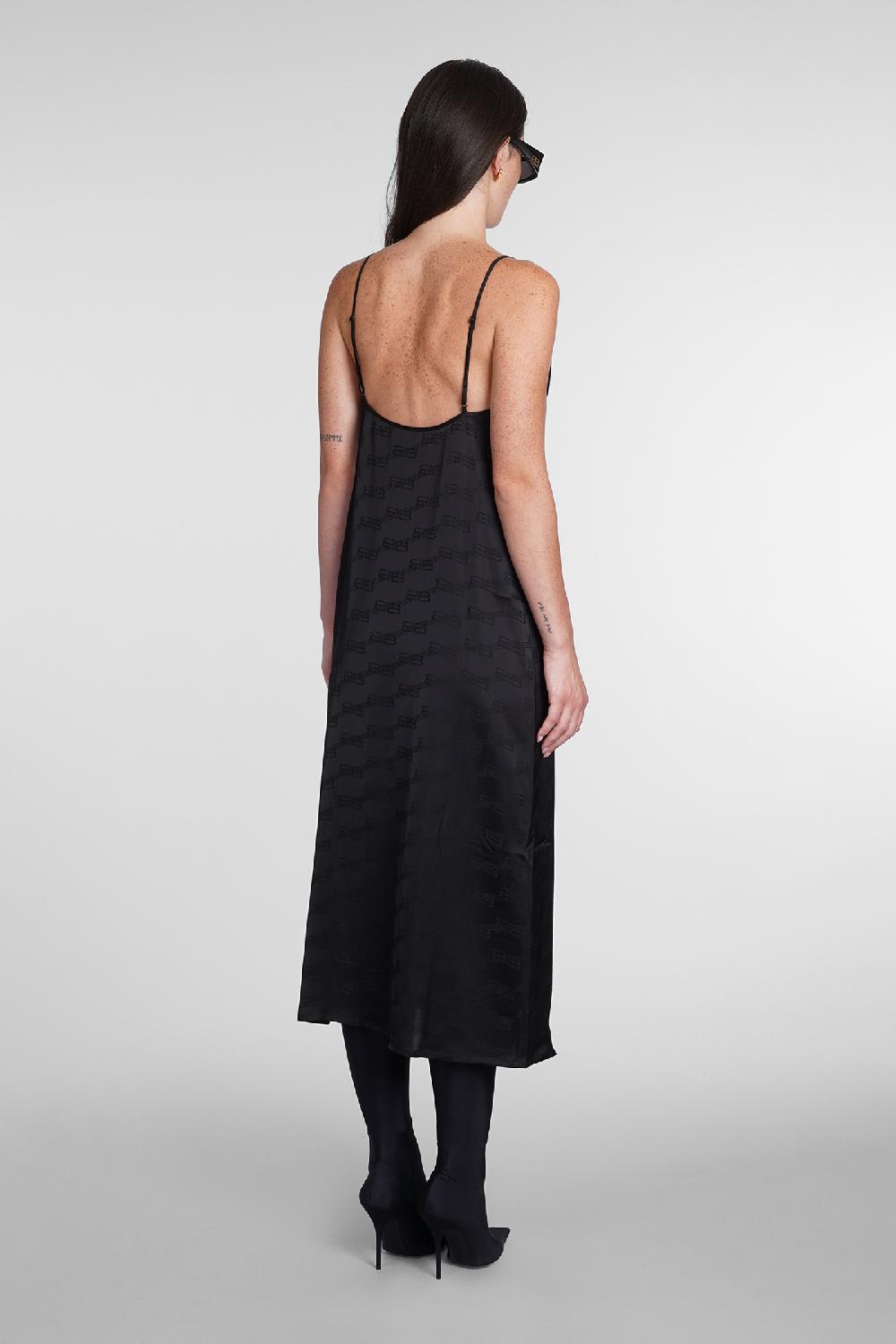 Deliberti Balenciaga Abito in viscosa nera cod. 386214 - Deliberti The Luxury Shopping Hotsell