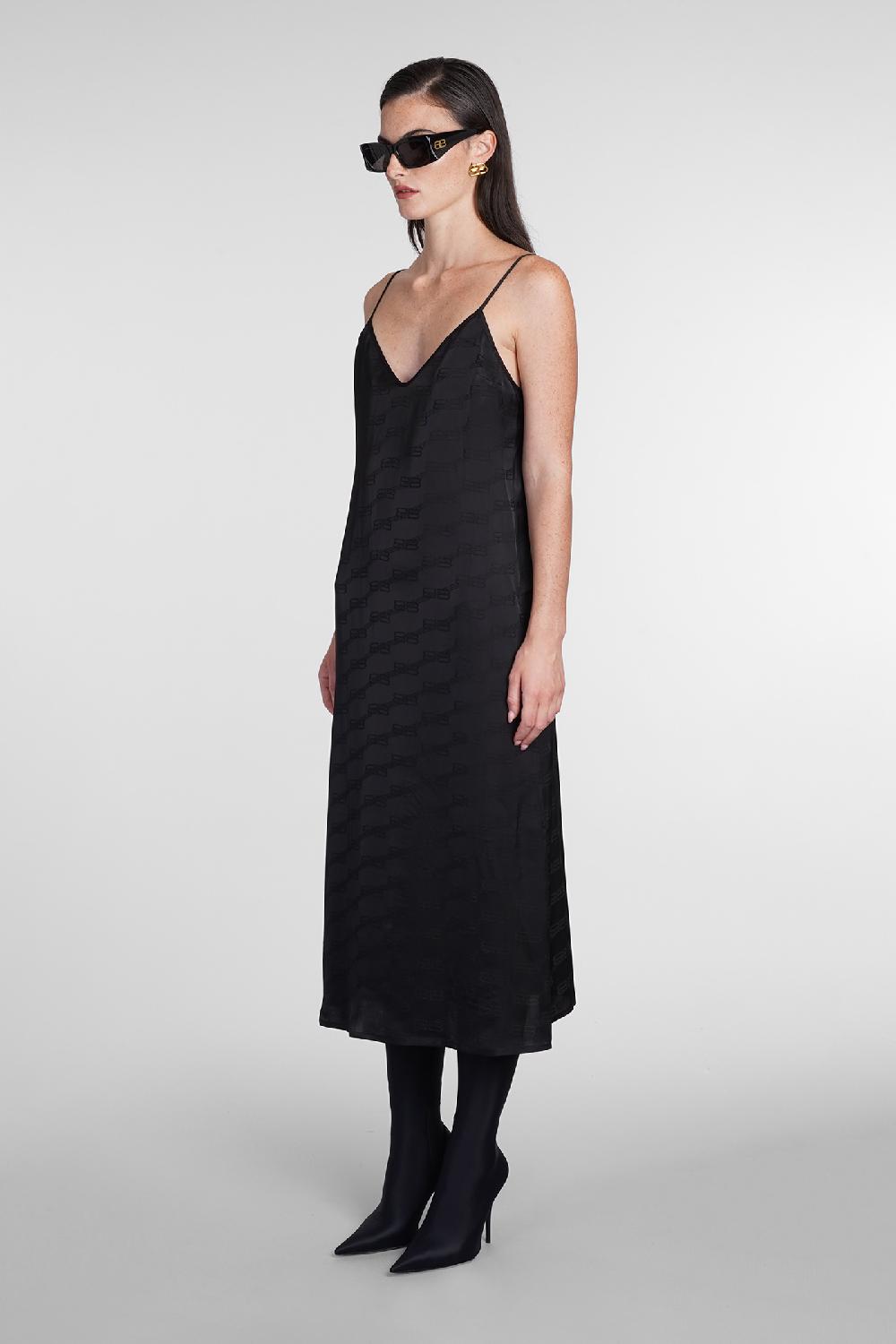 Deliberti Balenciaga Abito in viscosa nera cod. 386214 - Deliberti The Luxury Shopping Hotsell