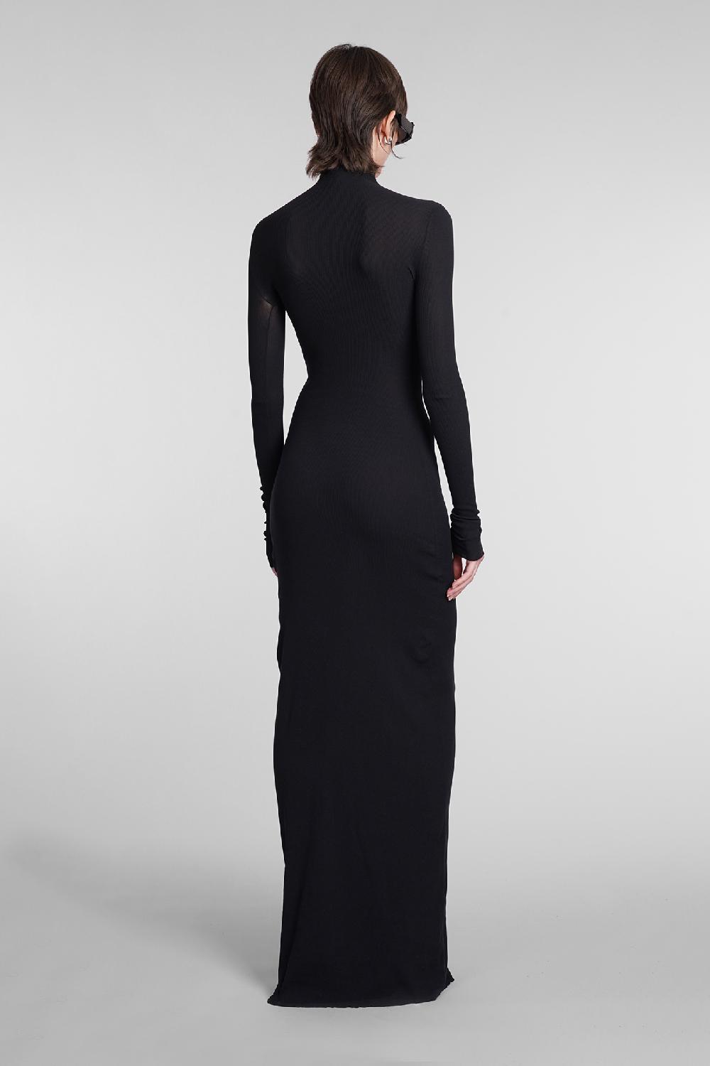 Deliberti Balenciaga Abito in poliammide nera cod. 398344 - Deliberti The Luxury Shopping Saldi Di Fabbrica