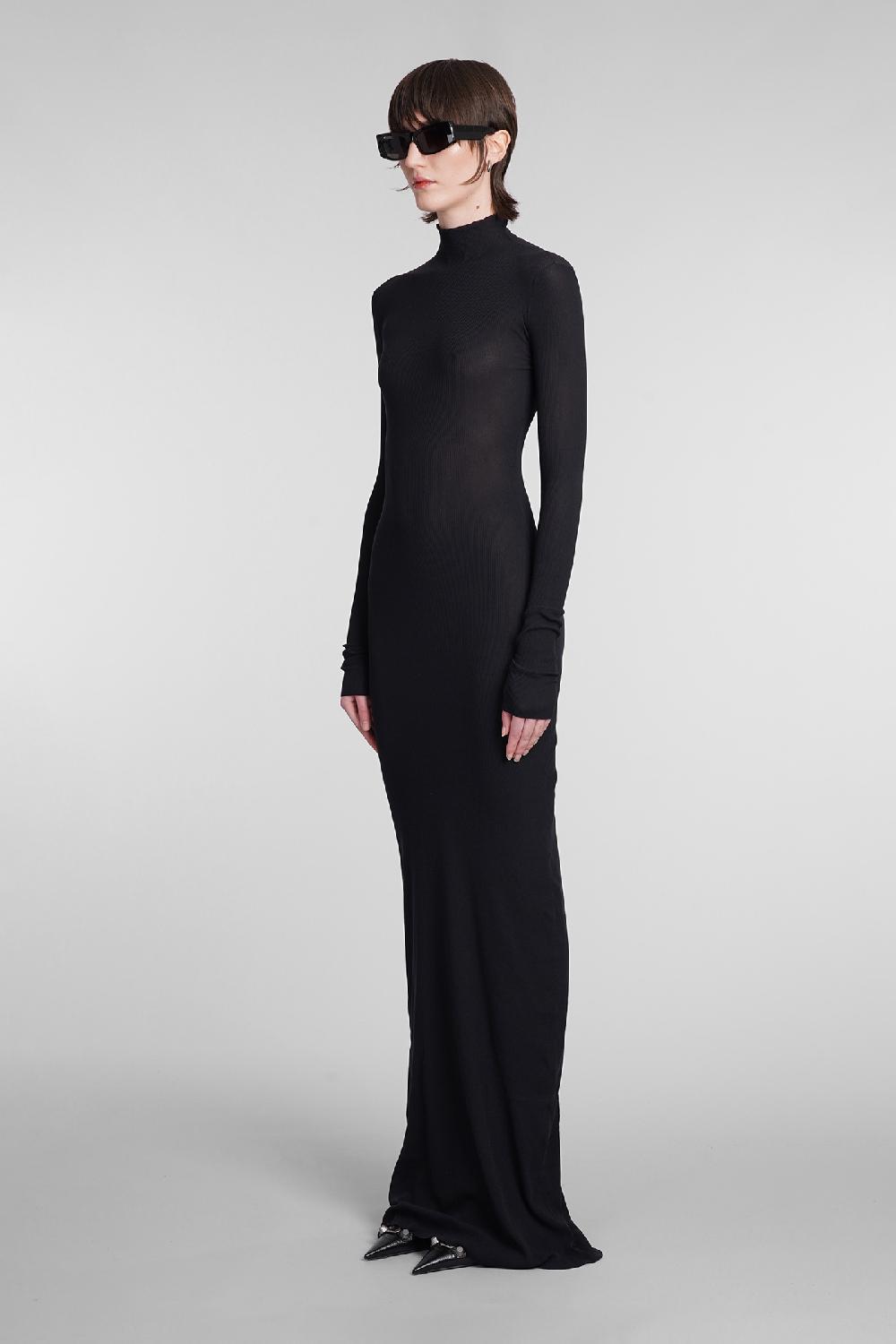 Deliberti Balenciaga Abito in poliammide nera cod. 398344 - Deliberti The Luxury Shopping Saldi Di Fabbrica