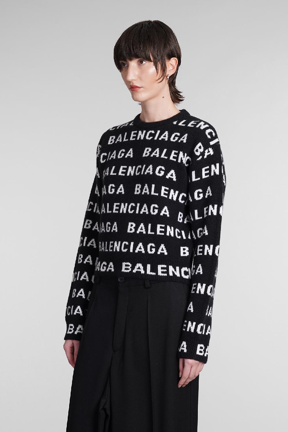 Deliberti Balenciaga Maglia in lana nera cod. 393401 - Deliberti The Luxury Shopping Negozio