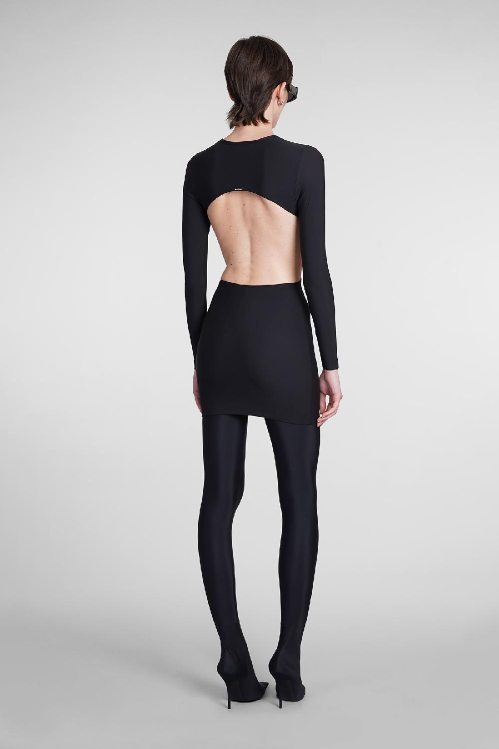 Deliberti Balenciaga Abito in poliammide nera cod. 394993 - Deliberti The Luxury Shopping In Saldo