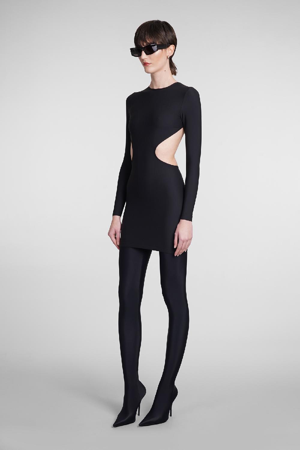 Deliberti Balenciaga Abito in poliammide nera cod. 394993 - Deliberti The Luxury Shopping In Saldo