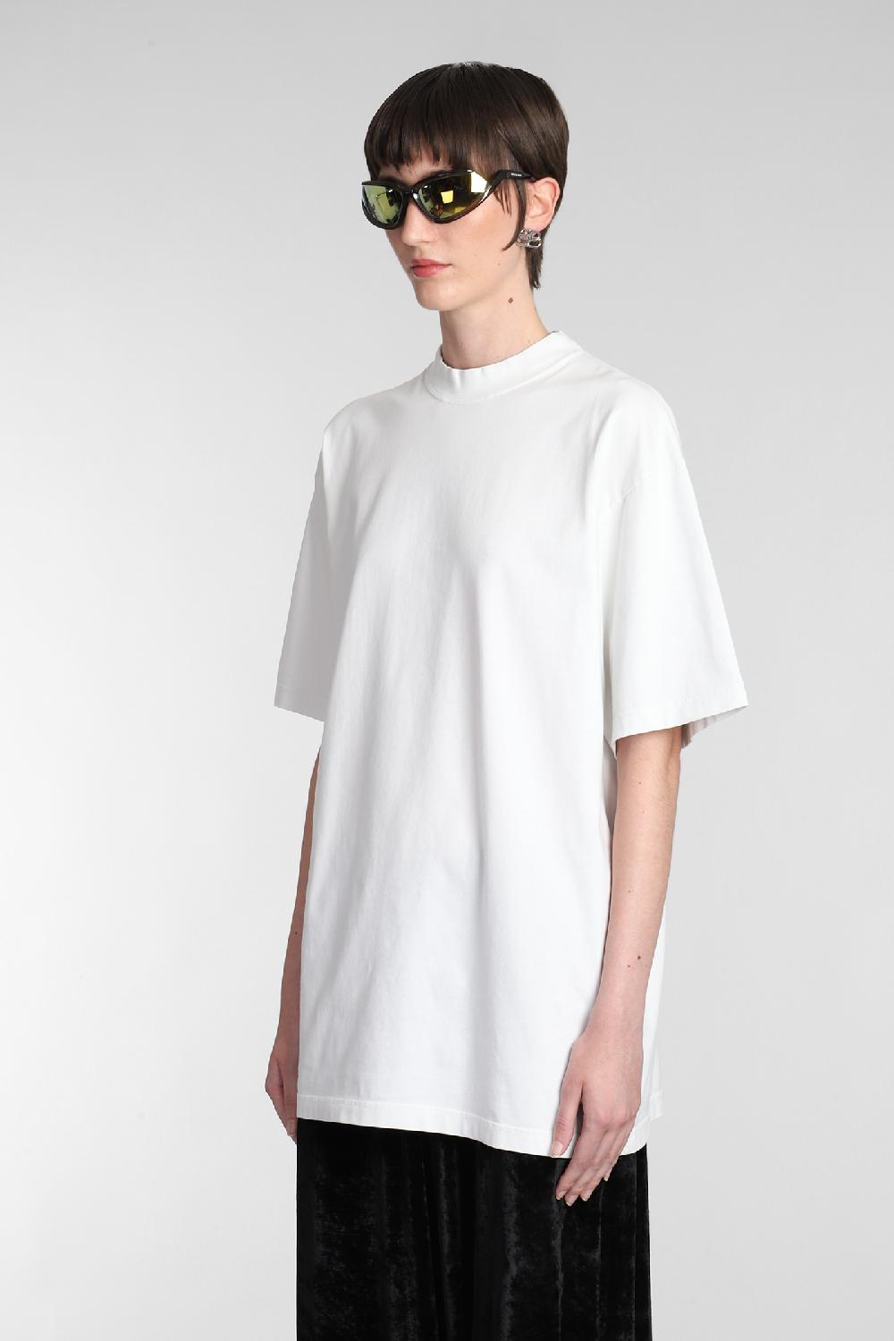 Deliberti Balenciaga T-shirt in cotone bianco cod. 381735 - Deliberti The Luxury Shopping Negozio online di fabbrica
