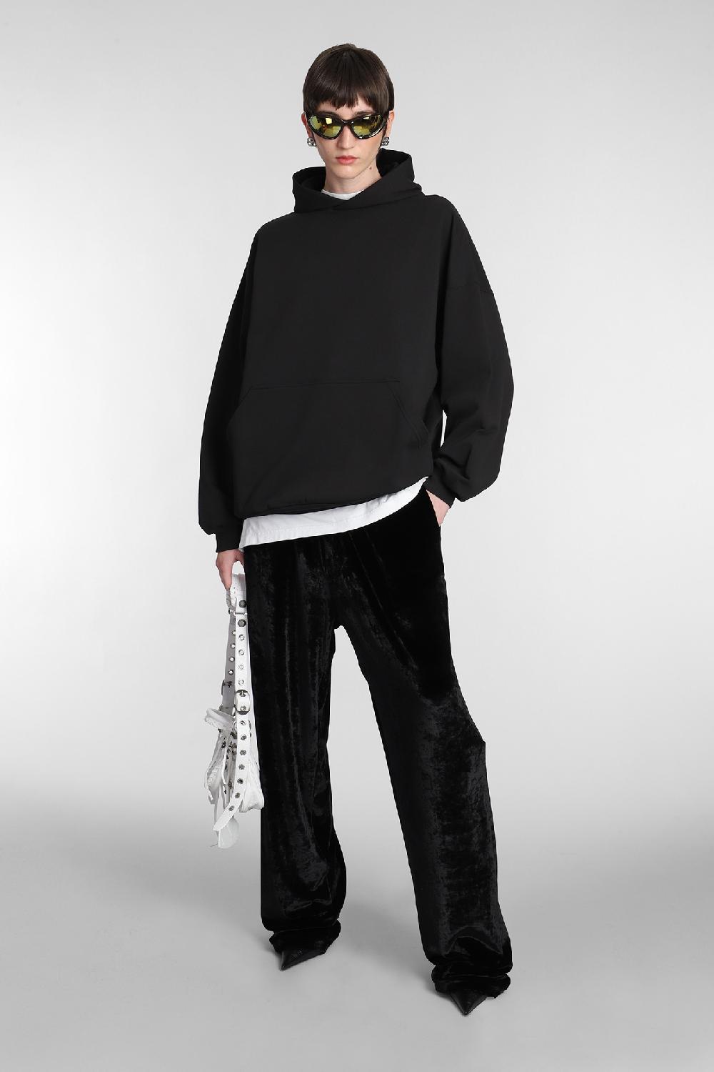 Deliberti Balenciaga Felpa in cotone nero cod. 381740 - Deliberti The Luxury Shopping Offerta speciale
