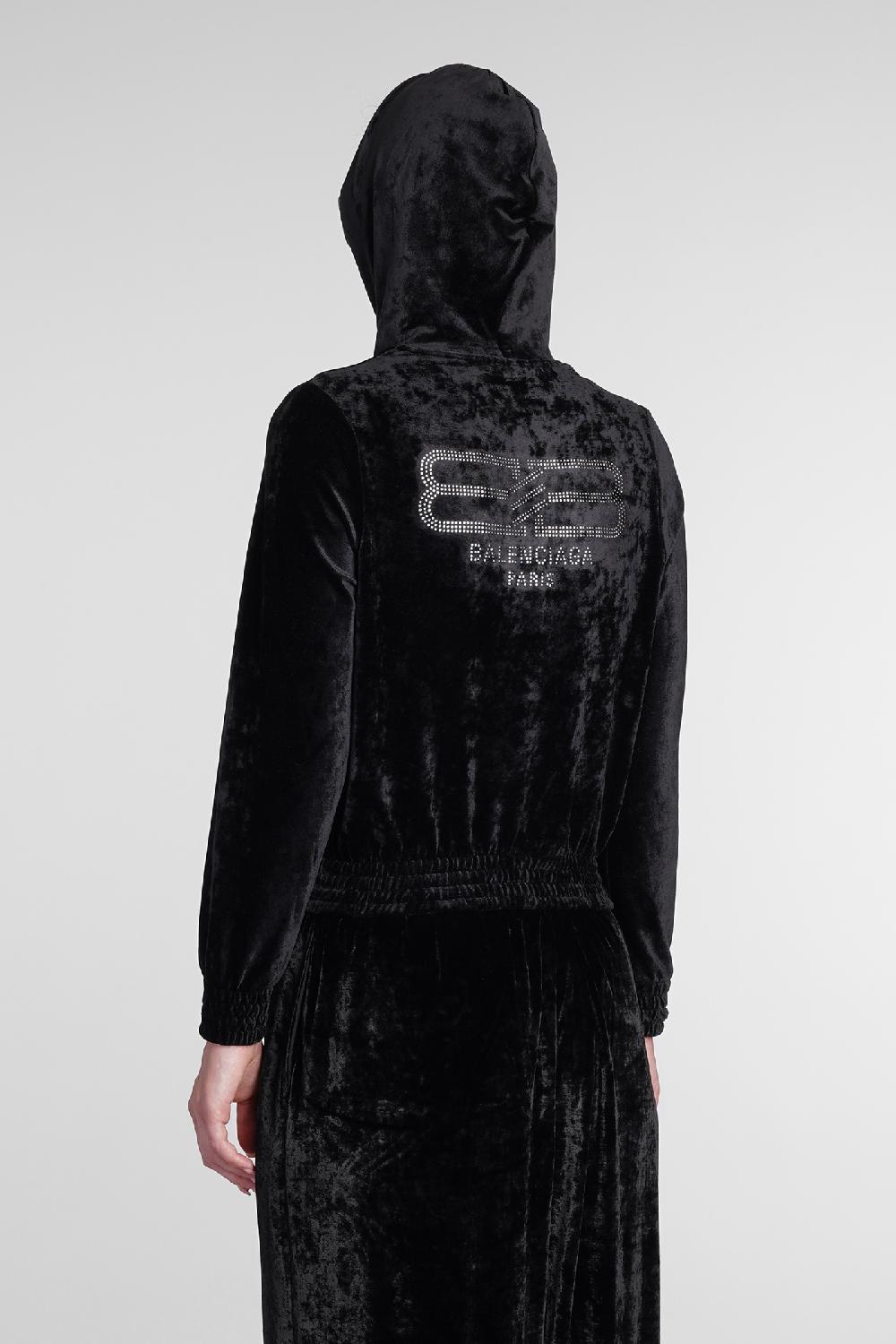 Deliberti Balenciaga Felpa in viscosa nera cod. 386190 - Deliberti The Luxury Shopping Shopping online