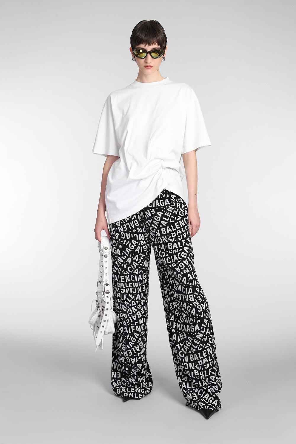 Deliberti Balenciaga T-shirt in cotone bianco cod. 381738 - Deliberti The Luxury Shopping Offerta Anniversario