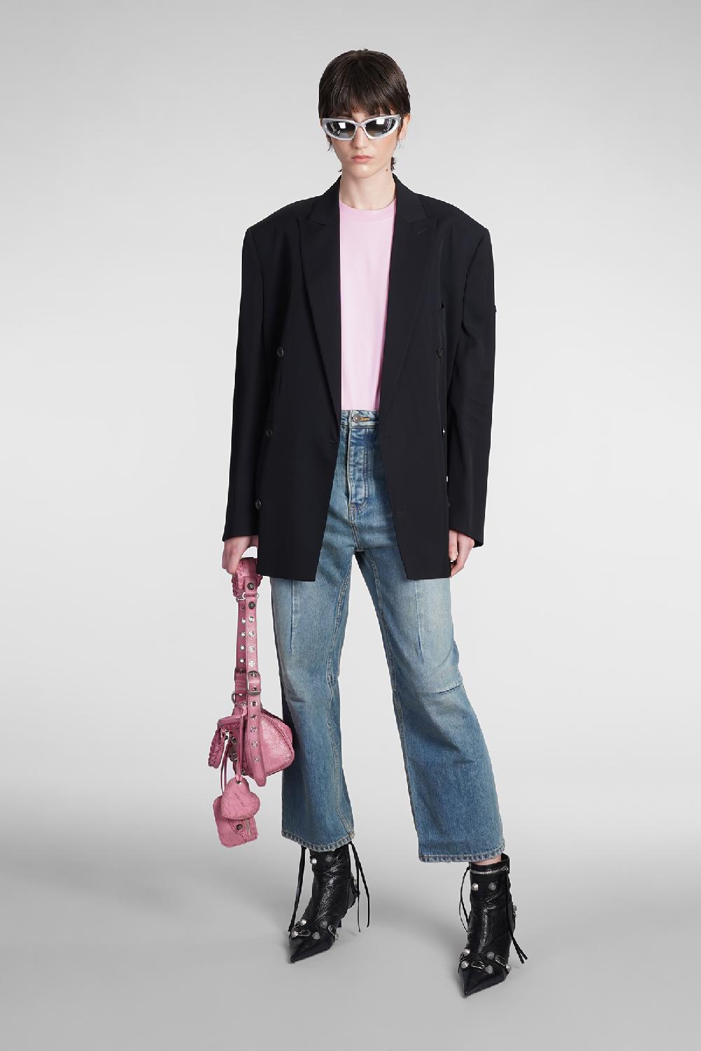 Deliberti Balenciaga T-shirt in cotone rosa cod. 375667 - Deliberti The Luxury Shopping Smaltimento dello stoccaggio