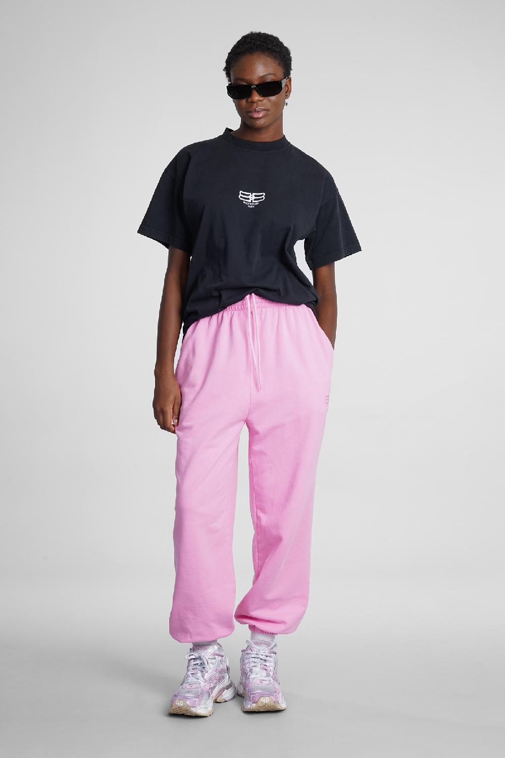 Deliberti Balenciaga T-shirt in cotone nero cod. 354305 - Deliberti The Luxury Shopping Vendita calda
