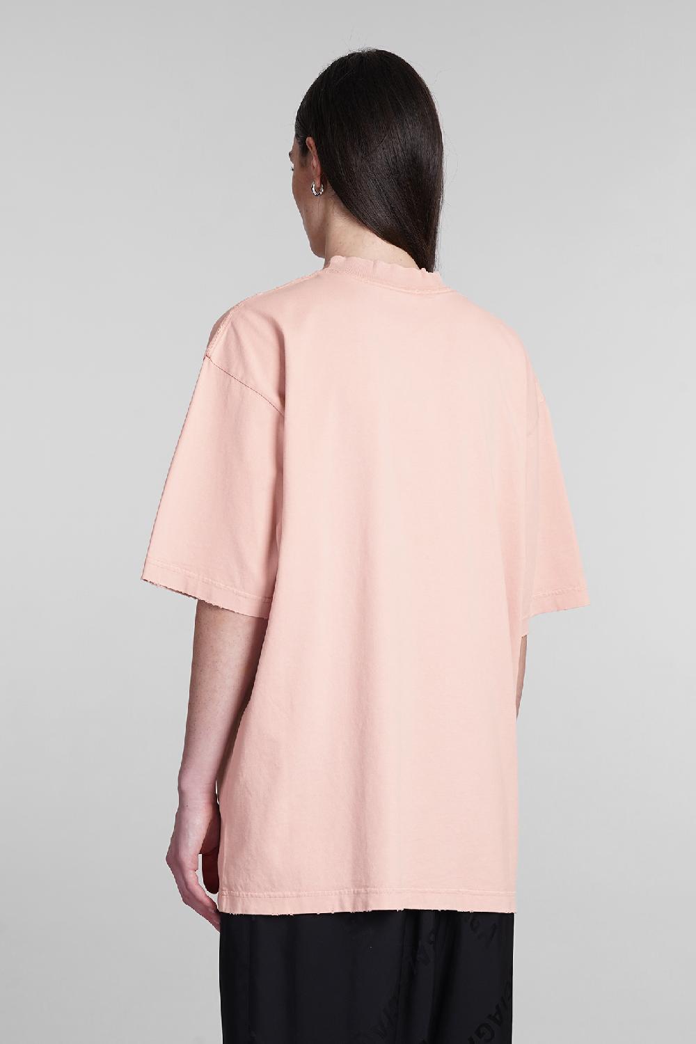 Deliberti Balenciaga T-shirt in cotone rosa cod. 394990 - Deliberti The Luxury Shopping Offerte esclusive