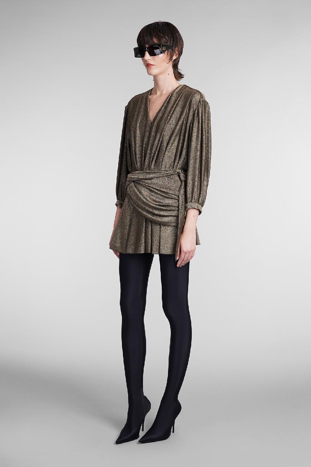 Deliberti Balenciaga Abito in viscosa oro cod. 393393 - Deliberti The Luxury Shopping Lightning offer