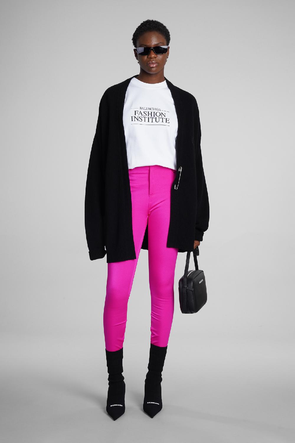 Deliberti Balenciaga T-shirt in cotone bianco cod. 354290 - Deliberti The Luxury Shopping Grandi sconti