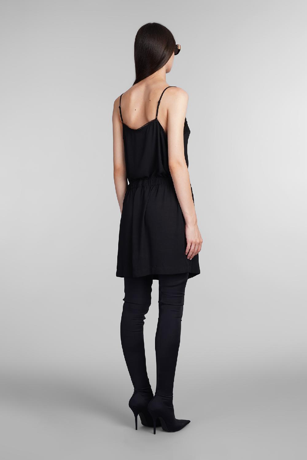 Deliberti Balenciaga Abito in poliestere nero cod. 406057 - Deliberti The Luxury Shopping Bestseller