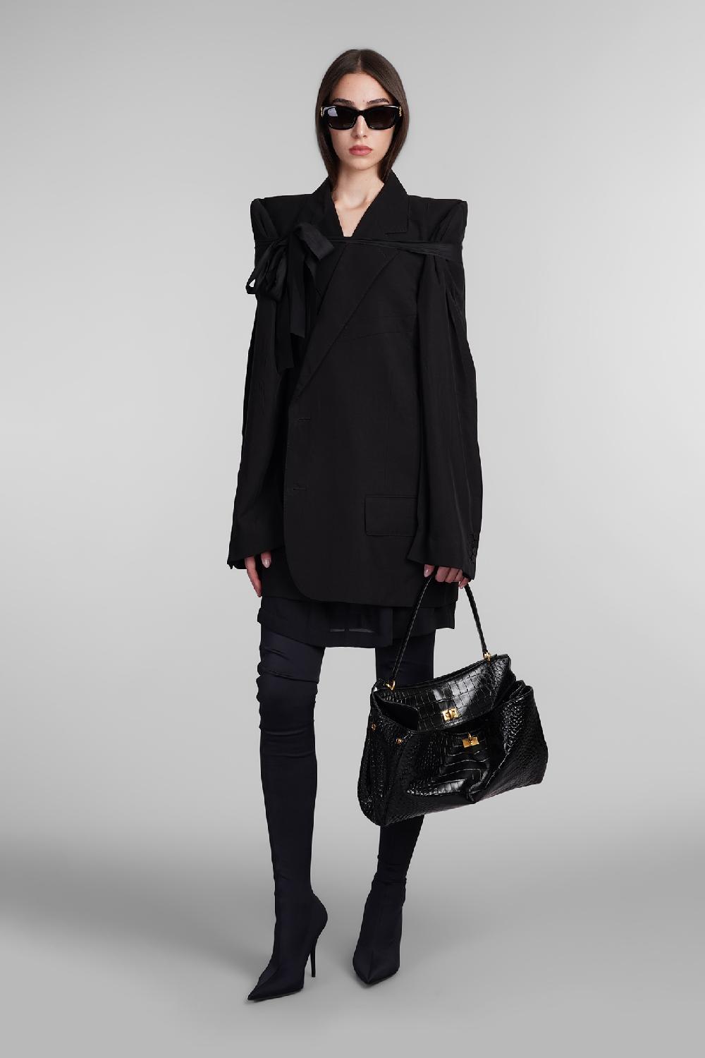 Deliberti Balenciaga Blazer in lyocell nero cod. 406058 - Deliberti The Luxury Shopping Offerte stagionali