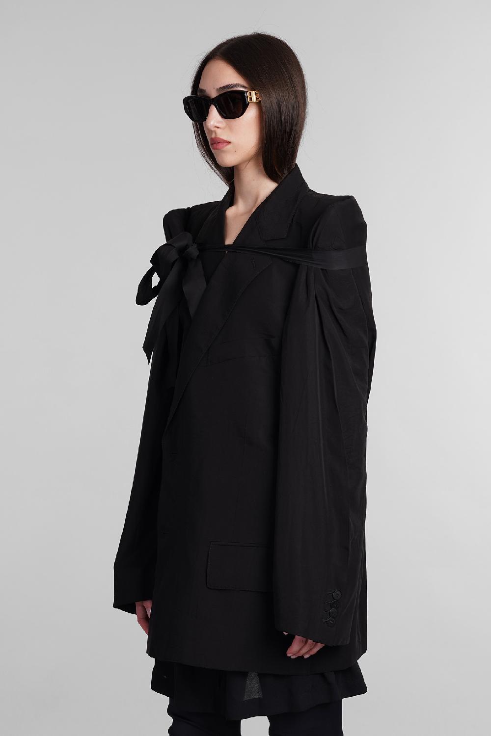 Deliberti Balenciaga Blazer in lyocell nero cod. 406058 - Deliberti The Luxury Shopping Offerte stagionali