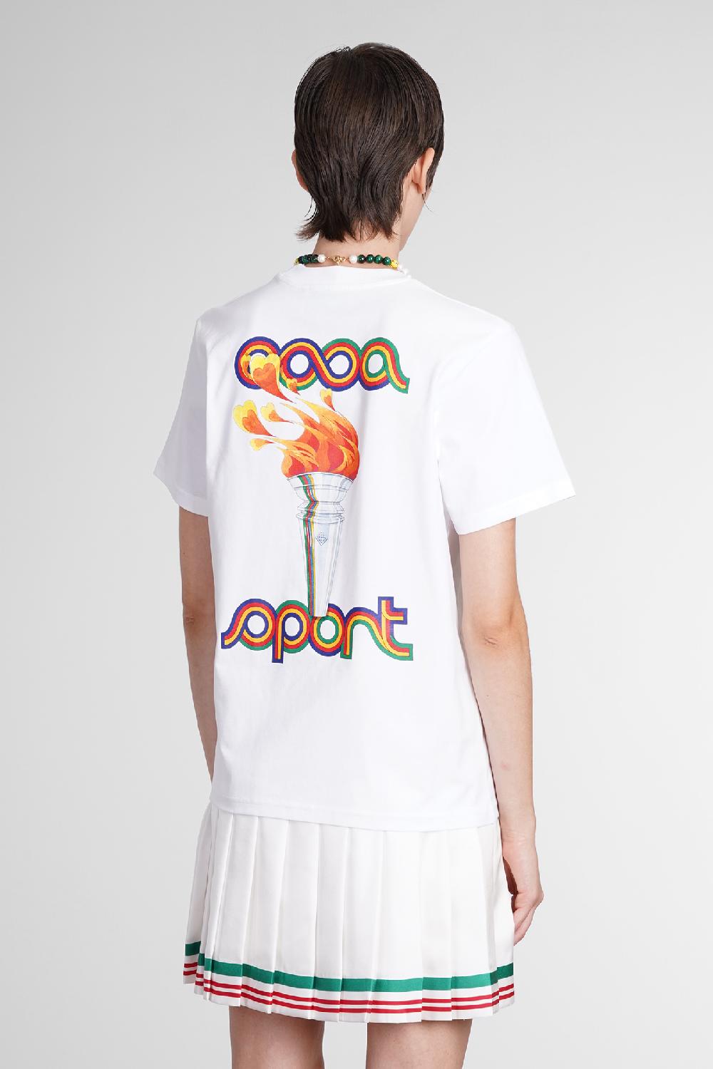 Deliberti Casablanca T-shirt in cotone bianco cod. 387112 - Deliberti The Luxury Shopping Liquidazione