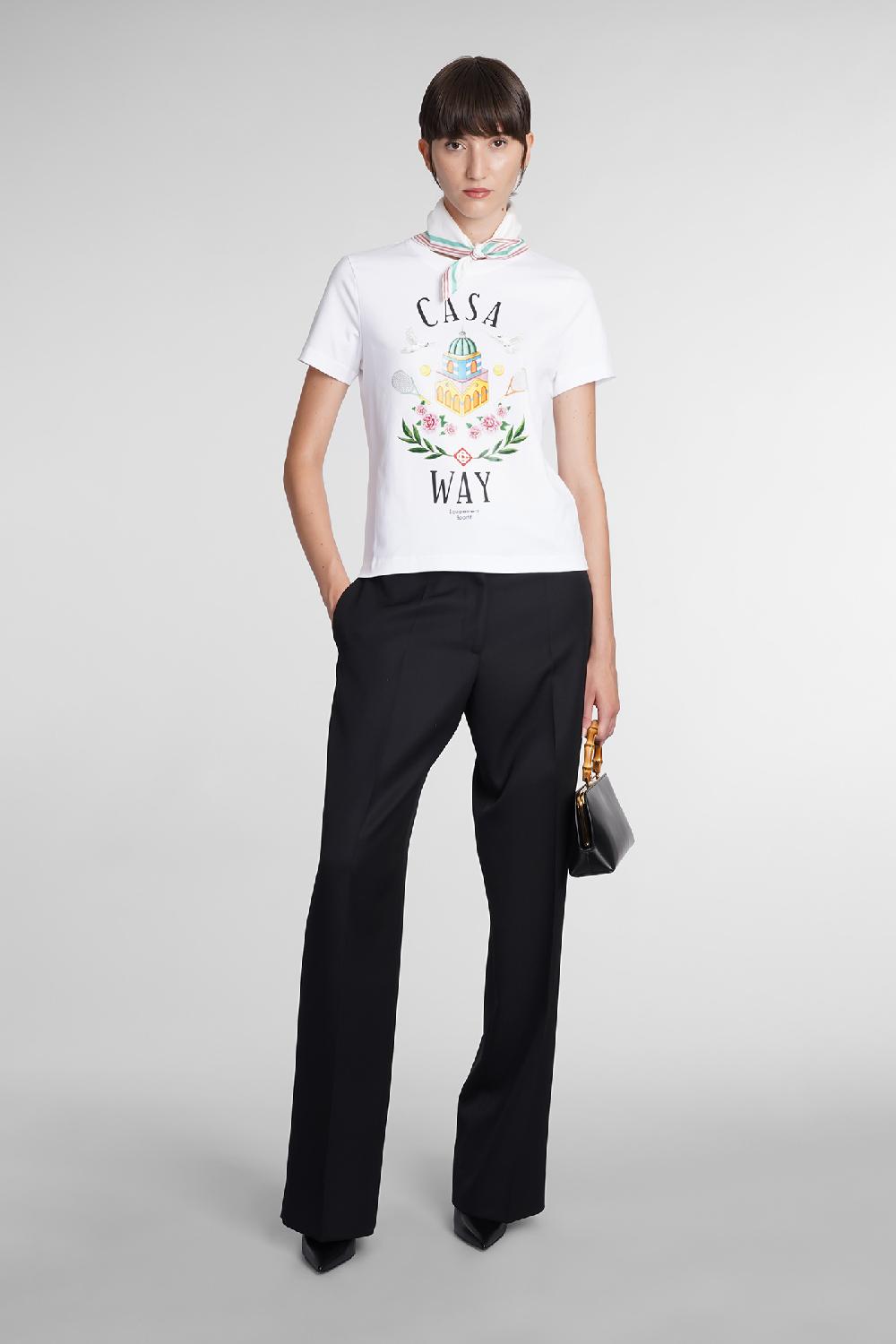 Deliberti Casablanca T-shirt in cotone bianco cod. 384891 - Deliberti The Luxury Shopping Comprane uno, ottenene uno gratis