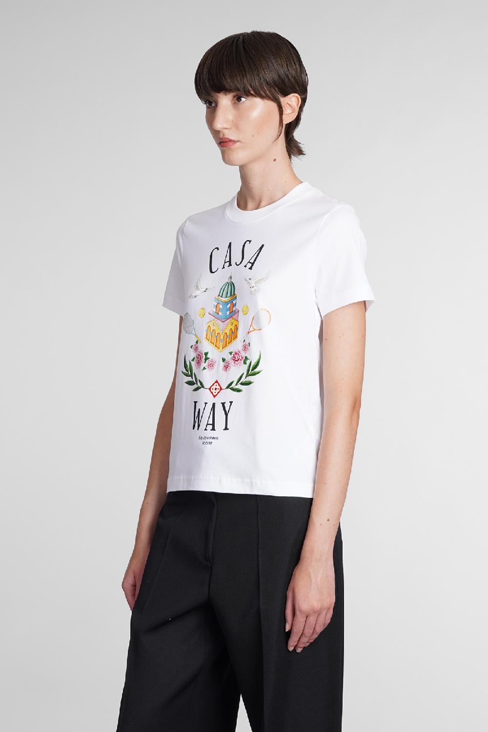 Deliberti Casablanca T-shirt in cotone bianco cod. 384891 - Deliberti The Luxury Shopping Comprane uno, ottenene uno gratis