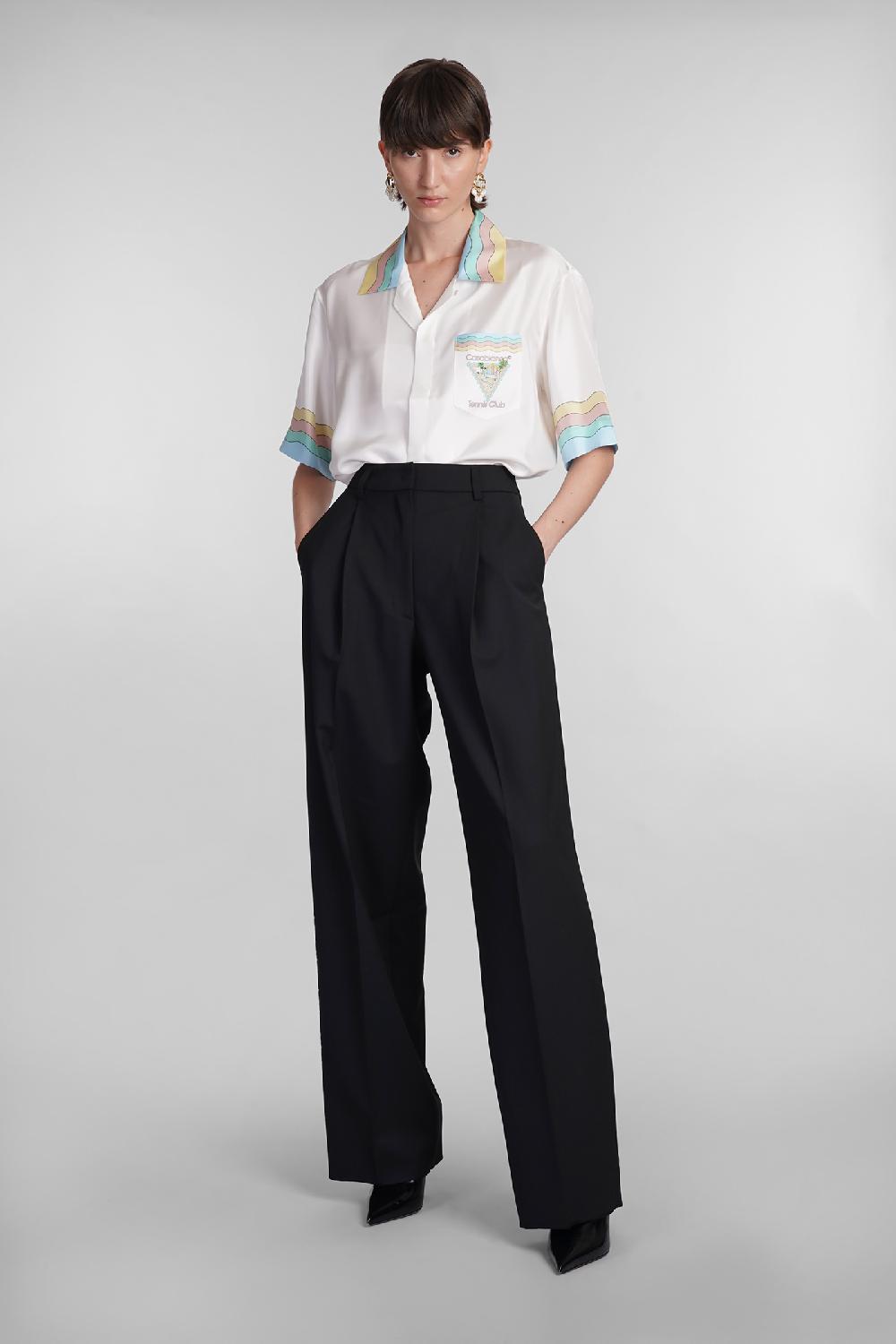 Deliberti Casablanca Camicia in seta bianca cod. 402435 - Deliberti The Luxury Shopping Offerte speciali