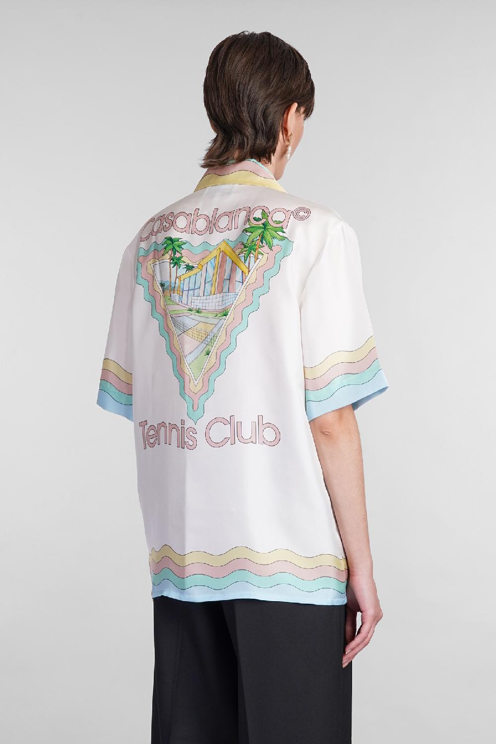 Deliberti Casablanca Camicia in seta bianca cod. 402435 - Deliberti The Luxury Shopping Offerte speciali