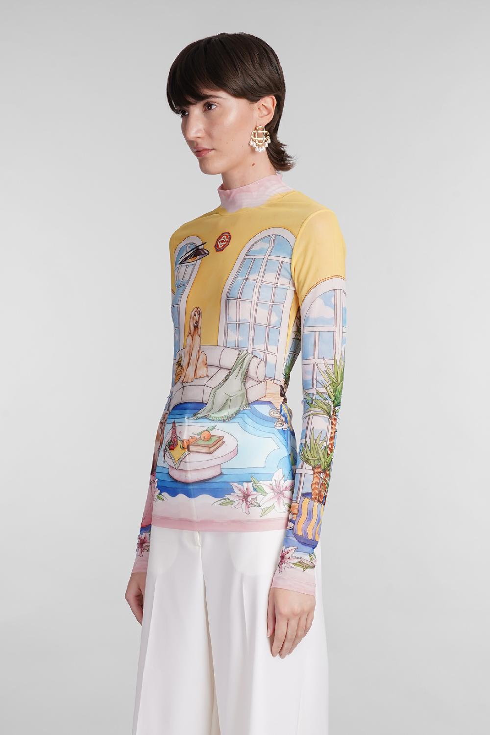 Deliberti Casablanca Topwear in poliestere multicolor cod. 402437 - Deliberti The Luxury Shopping Sconti VIP