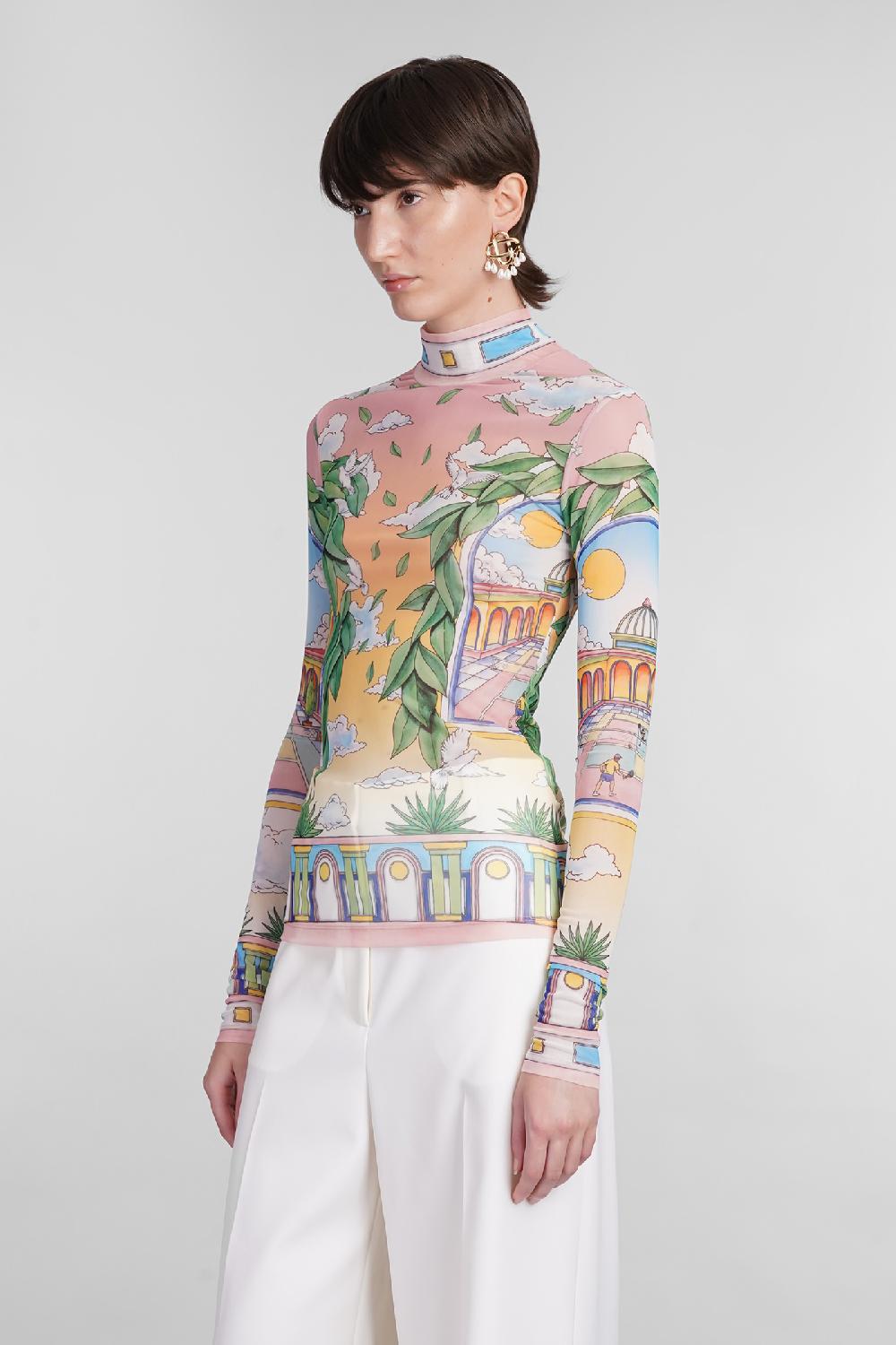 Deliberti Casablanca Topwear in poliestere multicolor cod. 402438 - Deliberti The Luxury Shopping Prezzo basso