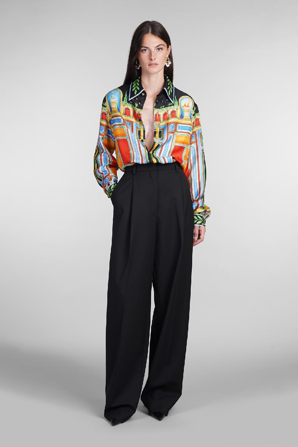 Deliberti Casablanca Camicia in seta multicolor cod. 404997 - Deliberti The Luxury Shopping Fino al 60% di sconto