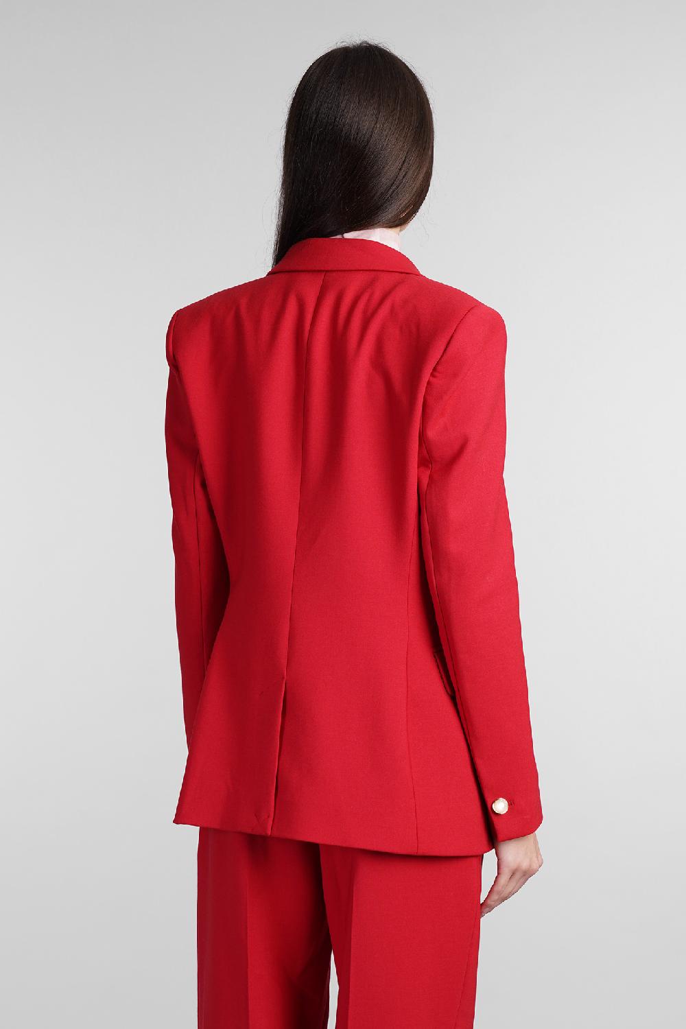 Deliberti Casablanca Blazer in lana rossa cod. 409063 - Deliberti The Luxury Shopping Offerta speciale della fabbrica