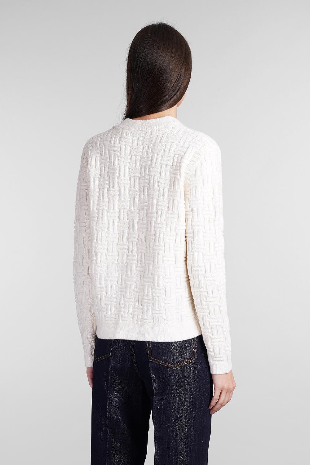 Deliberti Casablanca Cardigan in lana beige cod. 409064 - Deliberti The Luxury Shopping Fino al 55% di sconto