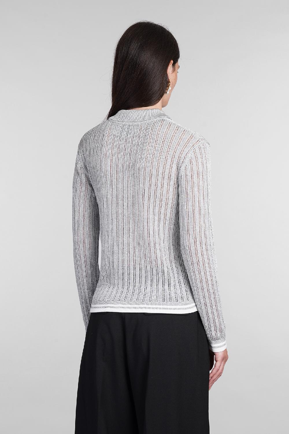 Deliberti Casablanca Polo in viscosa grigia cod. 405000 - Deliberti The Luxury Shopping Discount Store per i nuovi prodotti