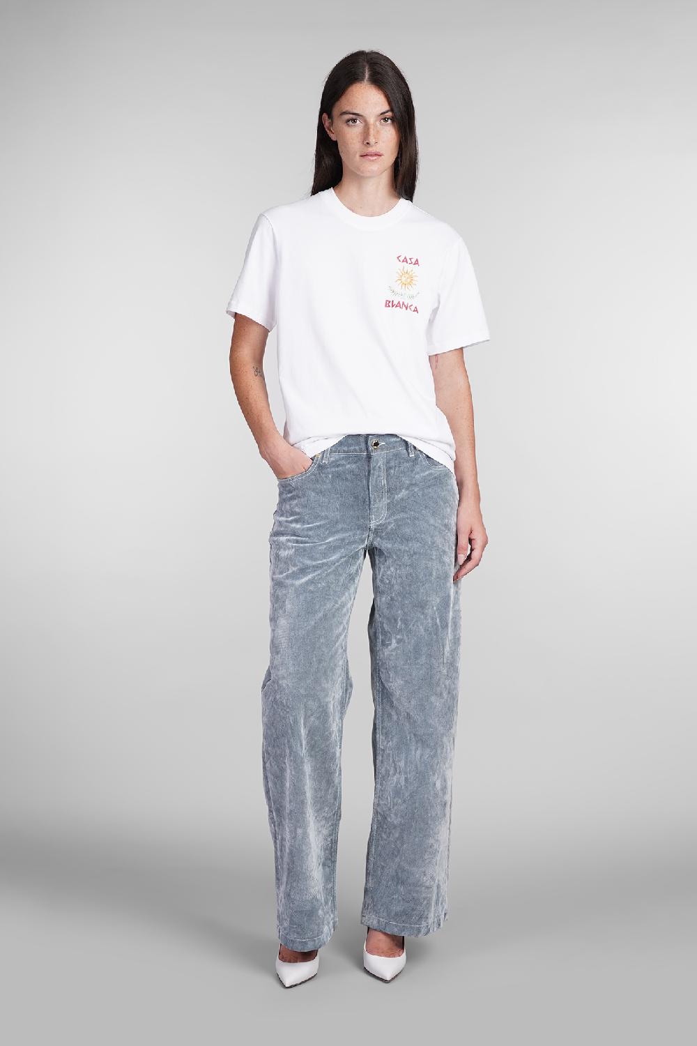 Deliberti Casablanca T-shirt in cotone bianco cod. 403116 - Deliberti The Luxury Shopping Officina