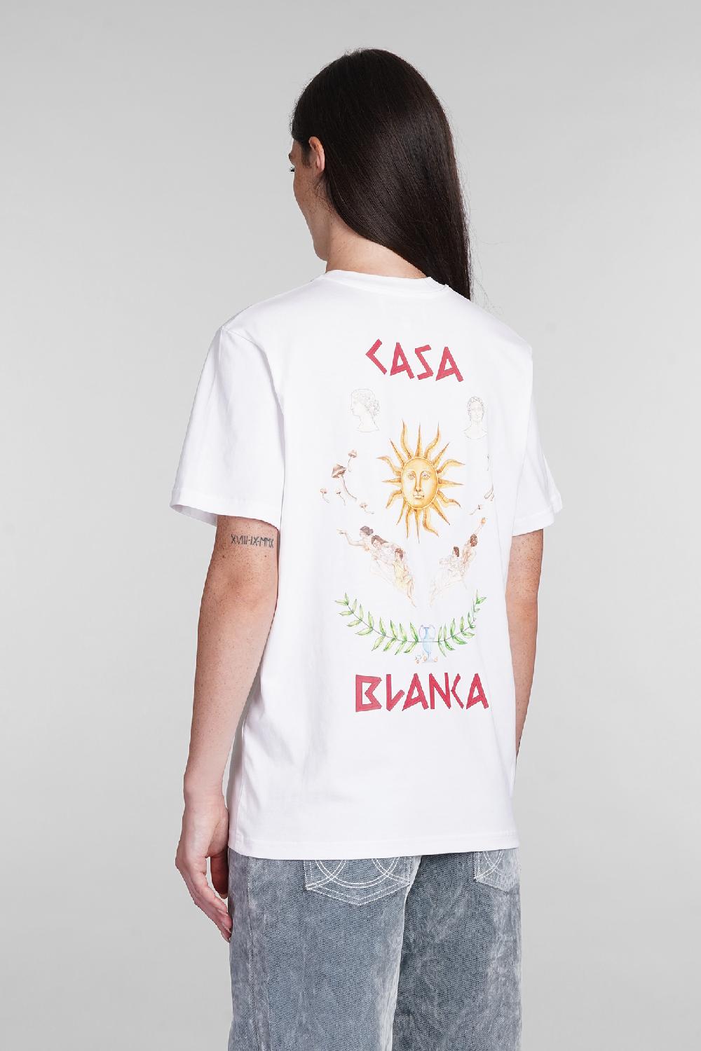 Deliberti Casablanca T-shirt in cotone bianco cod. 403116 - Deliberti The Luxury Shopping Officina