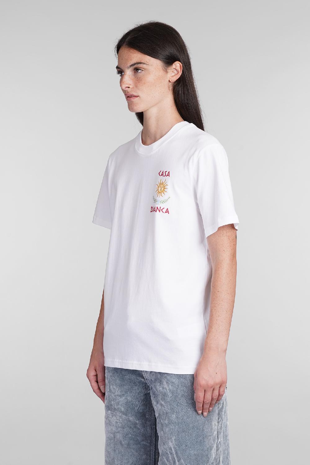 Deliberti Casablanca T-shirt in cotone bianco cod. 403116 - Deliberti The Luxury Shopping Officina