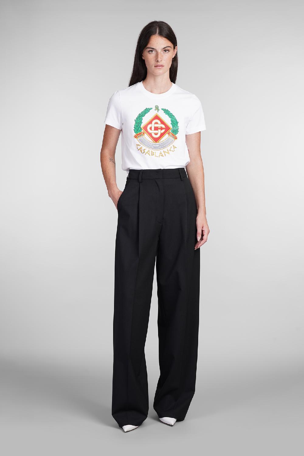 Deliberti Casablanca T-shirt in cotone bianco cod. 403117 - Deliberti The Luxury Shopping Limitato a 3 giorni
