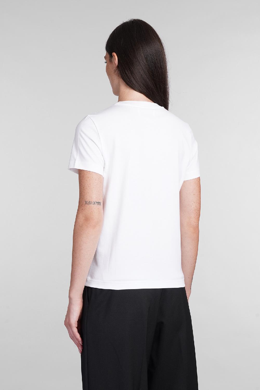 Deliberti Casablanca T-shirt in cotone bianco cod. 403117 - Deliberti The Luxury Shopping Limitato a 3 giorni