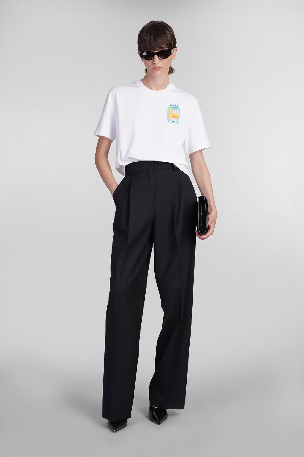 Deliberti Casablanca T-shirt in cotone bianco cod. 402434 - Deliberti The Luxury Shopping Esporta salva