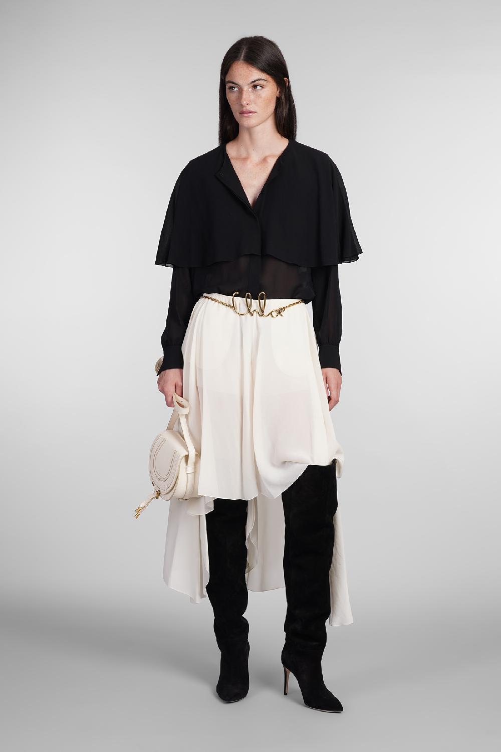 Deliberti Chloé Blusa in seta nera cod. 404203 - Deliberti The Luxury Shopping 2025
