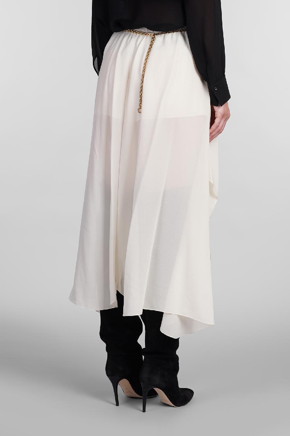 Deliberti Chloé Shorts in seta beige cod. 404205 - Deliberti The Luxury Shopping Italia