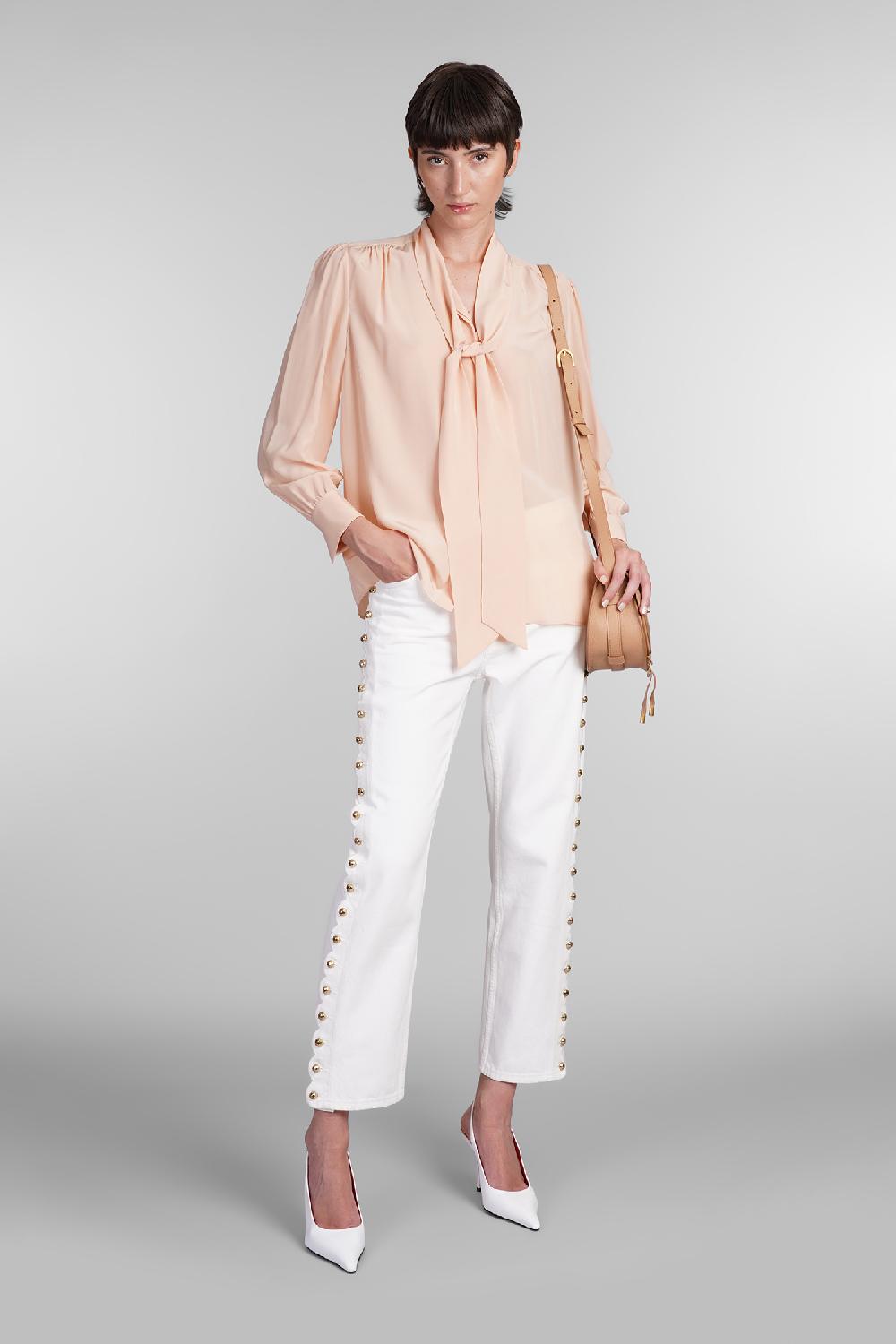 Deliberti Chloé Jeans in denim bianco cod. 404211 - Deliberti The Luxury Shopping Consegna Veloce