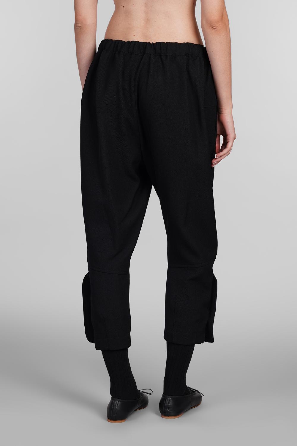 Deliberti Comme des Garcons Pantalone in lana nera cod. 406924 - Deliberti The Luxury Shopping Economico
