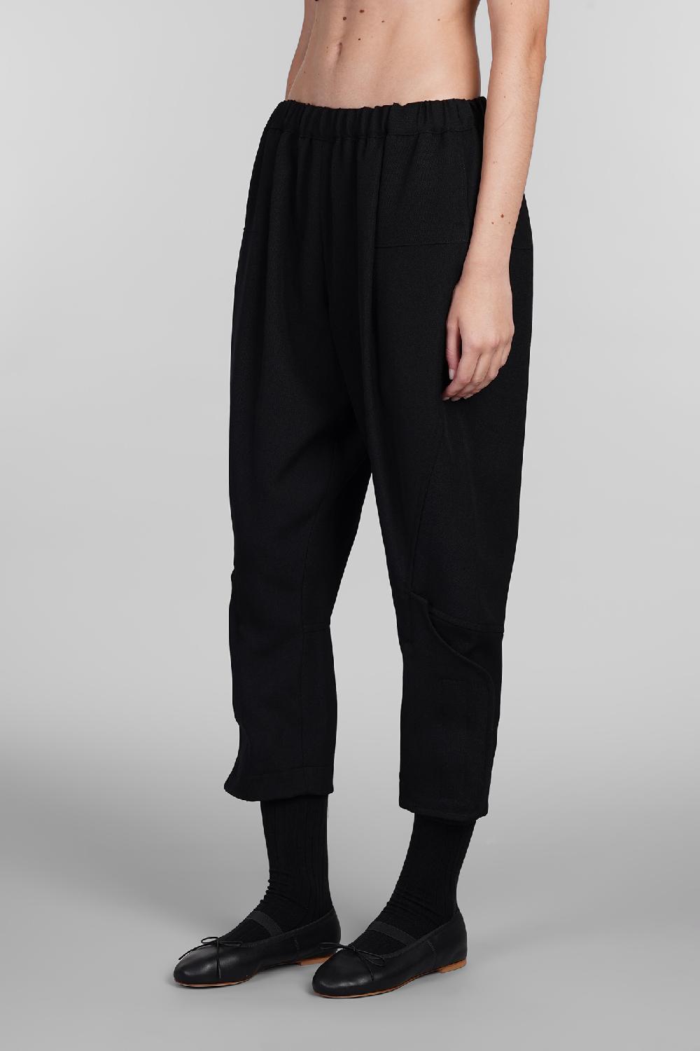 Deliberti Comme des Garcons Pantalone in lana nera cod. 406924 - Deliberti The Luxury Shopping Economico