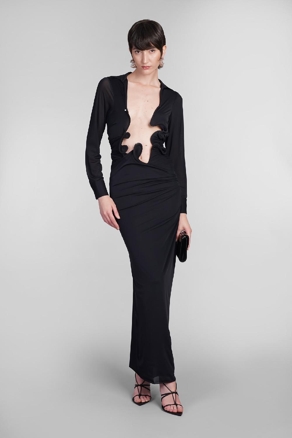 Deliberti Christopher Esber Abito in poliammide nera cod. 402364 - Deliberti The Luxury Shopping Flash Sale