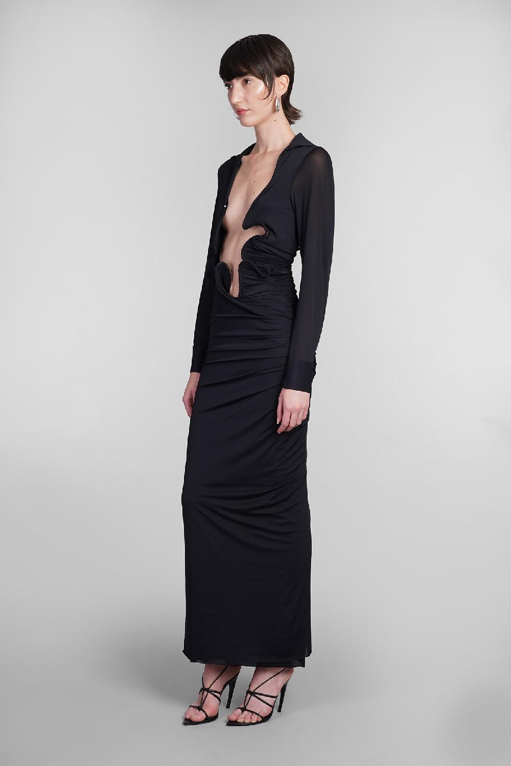 Deliberti Christopher Esber Abito in poliammide nera cod. 402364 - Deliberti The Luxury Shopping Flash Sale