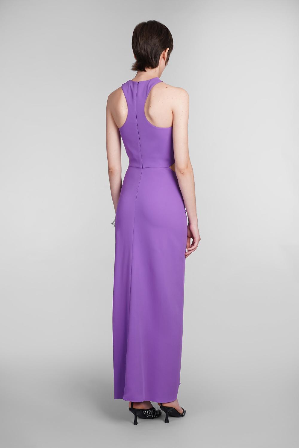 Deliberti Christopher Esber Abito in viscosa viola cod. 402368 - Deliberti The Luxury Shopping Fornitura limitata